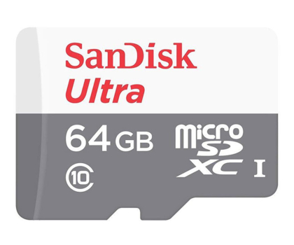 Karta pamięci SANDISK microSD 64GB ULTRA 100MB/s C10 UHS-1